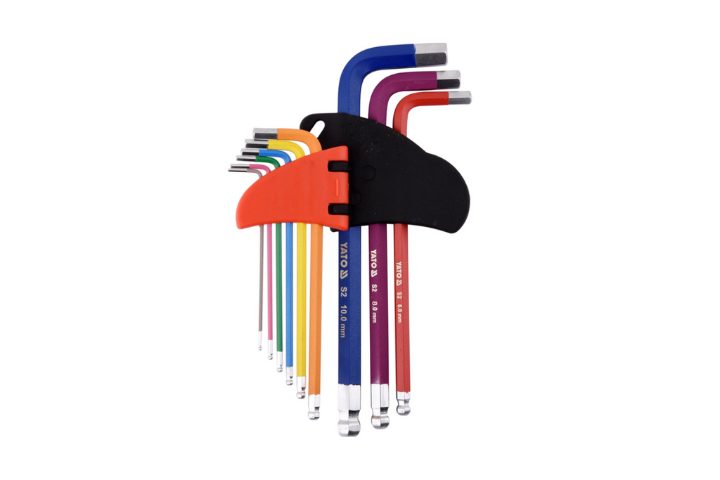Clés Allen YATO YT-05632 1,5-10 mm 9 pièces.