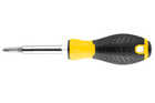 Tournevis STANLEY 6 en 1, 3 embouts / 6 pointes