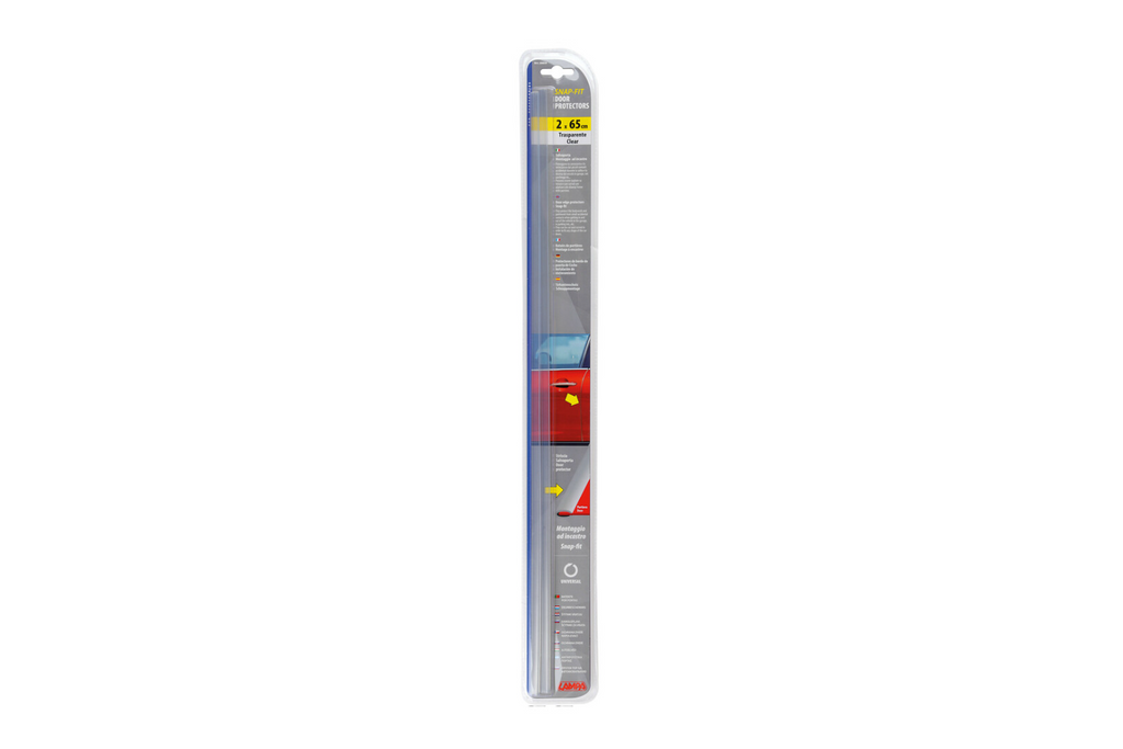 Bandes de protection de bord de porte LAMPA Contour, 2 pièces, transparentes