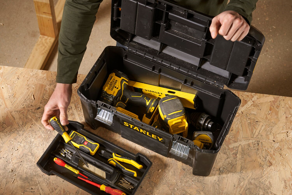 STANLEY ESSENTIAL STST1-75521 gereedschapskist 480x250x250mm 16.8l