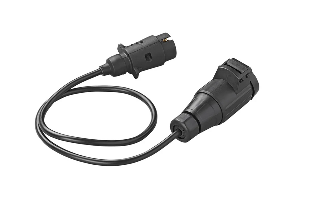 Câble adaptateur ProPlus pour prise d'attelage de remorque 7/13 broches, 80 cm