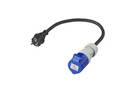 Adaptateur avec prise Schuko et prise CEE 16 A 230 V ProPlus 373526, câble de 40 cm