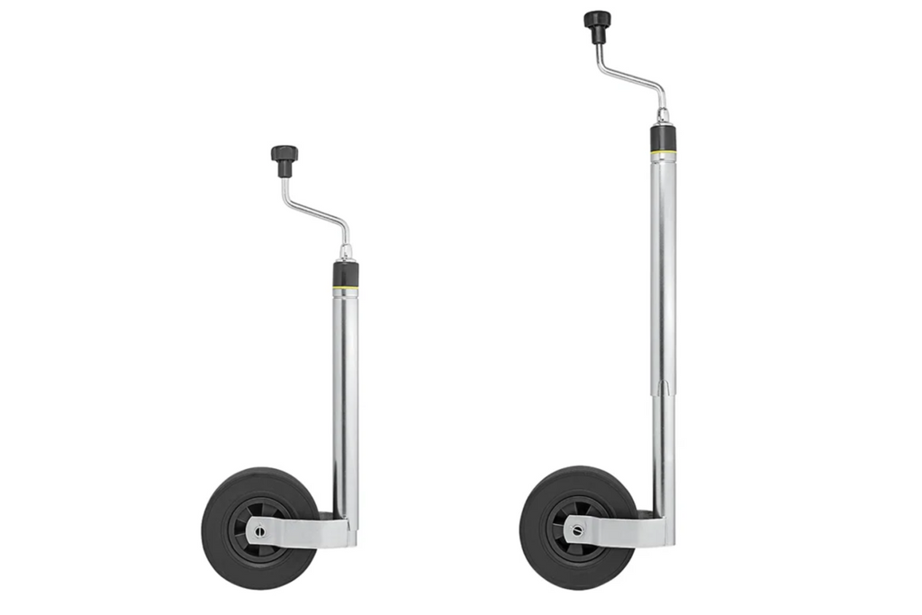 Roue jockey ProPlus 341510 150 kg 48 mm 800-1040 mm avec balance