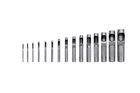 YATO YT-3591 poinçons à cuir 2-22 mm 15 pièces.