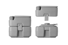 Toilettes de camping portables ProPlus 370415V01CR grises 10L/20L