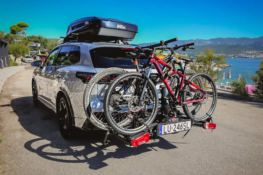 Inter Pack Spider 2E PRO - porte-vélos sur attelage pour 2 vélos électriques