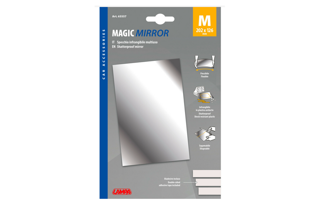 Zelfklevende spiegel LAMP Magic-Mirror M 202x126mm