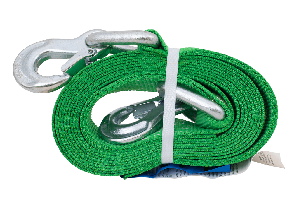 Sleepkabel met haken HILLS sleepkabel 5m/60mm/6t groen