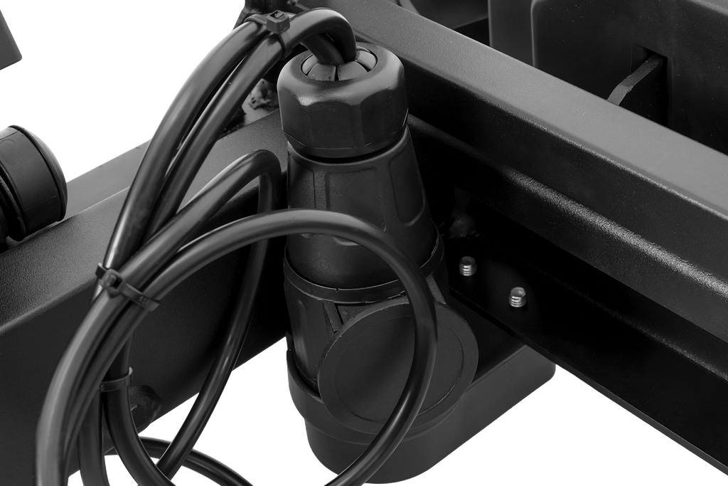 Inter Pack Velox 2 LED - porte-vélos pliable pour 2 vélos avec éclairage LED (noir)