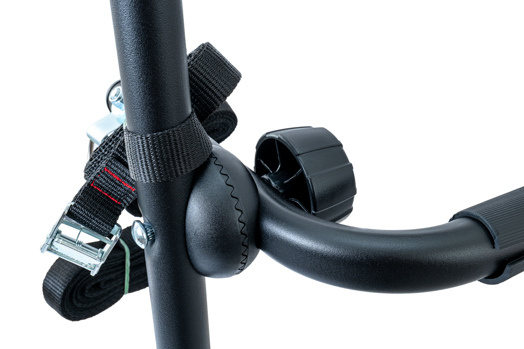 Porte-vélos Peruzzo Brennero 4x4 pour roue de secours - Porte-vélos 2 vélos avec rails (noir)
