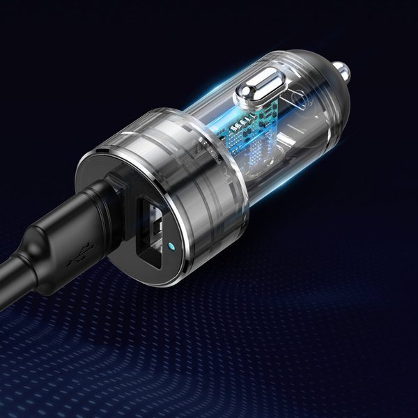 Chargeur de voiture haute efficacité BASEUS 2 ports USB + 2 prises allume-cigare 80 W