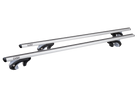 Eco Alubase 135 - uniwersalny bagażnik aluminiowy na relingi z zamkami