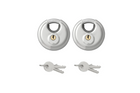 Lot de deux cadenas ronds ProPlus 341319S, cadenas à disque, 70 mm