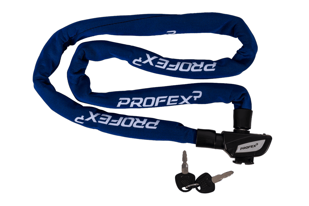 Antivol de vélo PROFEX 81659 Neo 130 cm avec chaîne et cadenas