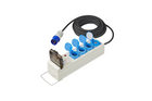 CEE campingverlengsnoer met splitter ProPlus 373583DE 10m kabel, 3x Schuko-aansluitingen, 2x USB