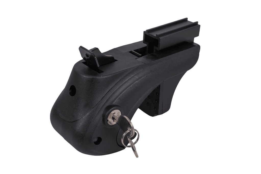 Galerie de toit Eco Alubase 135 - galerie universelle en aluminium pour rails ouverts (noir)