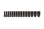 Douilles à impact longues YATO YT-1055, douilles 1/2", 15 pièces.