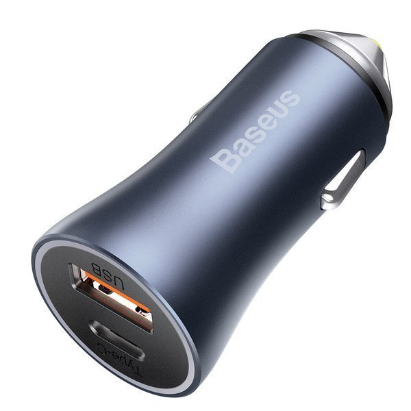 Chargeur de voiture BASEUS Golden Pro 2xUSB 40W + câble USB