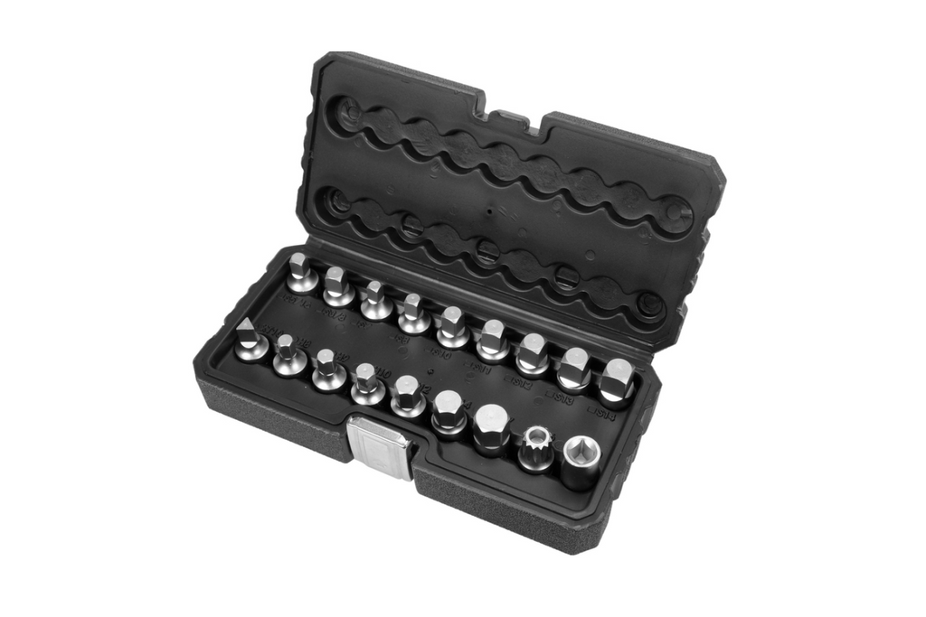 YATO YT-05991 olieplugsleutelset met 18 doppen