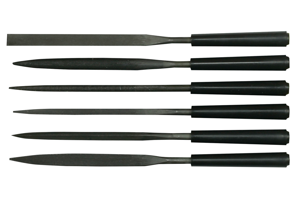 Jeu de six limes aiguilles STANLEY 0-22-500, longueur 160 mm