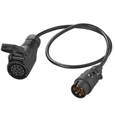 Adapter przejściówka ProPlus kabel do gniazda haka przyczepki 7/13 PIN 80cm