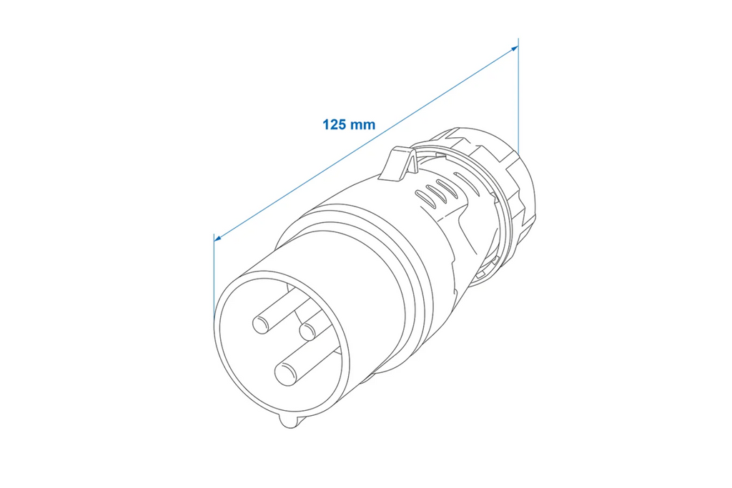 Prise CEE 16A 230V ProPlus 373500 mâle pour camping