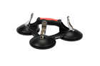 Support en verre YATO YT-37237, trois ventouses, 125 mm, 190 kg