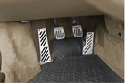 Repose-pieds conducteur LAMP, rehausseur en aluminium avec revêtement en caoutchouc antidérapant