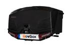 Towbox Alpha urban zwart - bagagebox voor montage op de trekhaak
