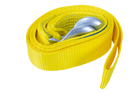 UNITRAILER sleepkabel met haken sleepband 3m/50mm/3t geel