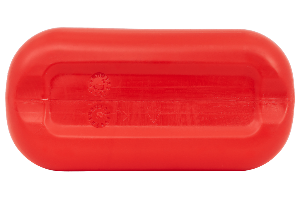 Bidon en plastique HERMON de 5 L avec entonnoir, rouge
