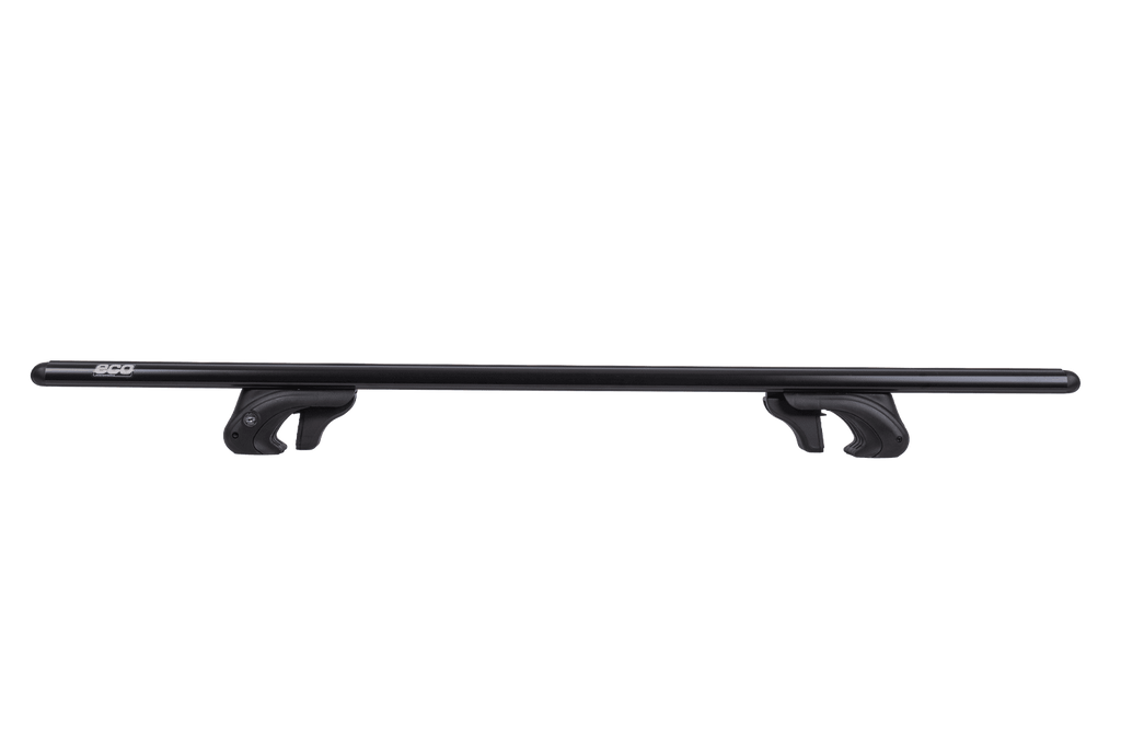 Galerie de toit Eco Alubase 120 - galerie universelle en aluminium pour rails ouverts (noir)