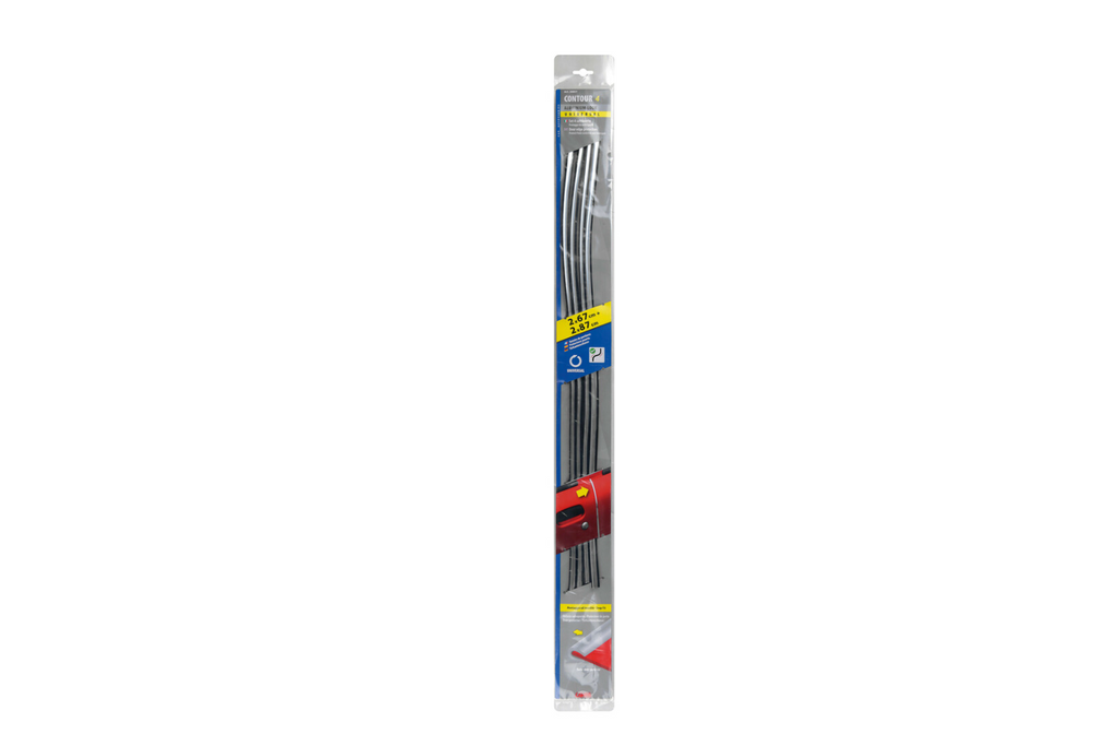 Bandes de protection de bord de porte LAMP Contour-4, 4 pièces en aluminium