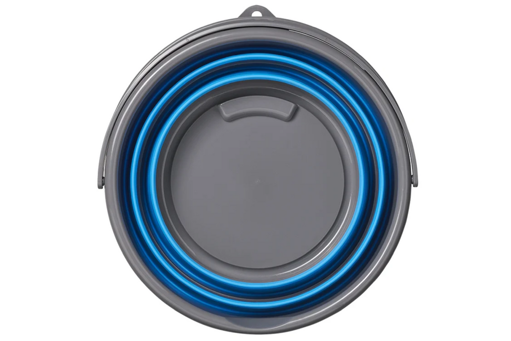 Seau de voyage pliable ProPlus 370307V01, bol en silicone 15 L