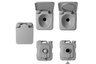 Toilettes de camping portables ProPlus 370415CR grises 10L/10L
