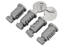 Atera slot- en sleutelset (4 stuks + 2 sleutels) 083010