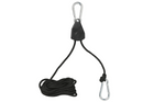Set van twee ProPlus 320054 staalkabellieren, staalkabeltakel met ratel, 2,5 m, 68 kg