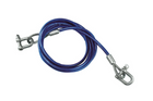 Sleepkabel met sluitingen LAMPA staalkabel 3,5 m/8 mm/5 ton blauw