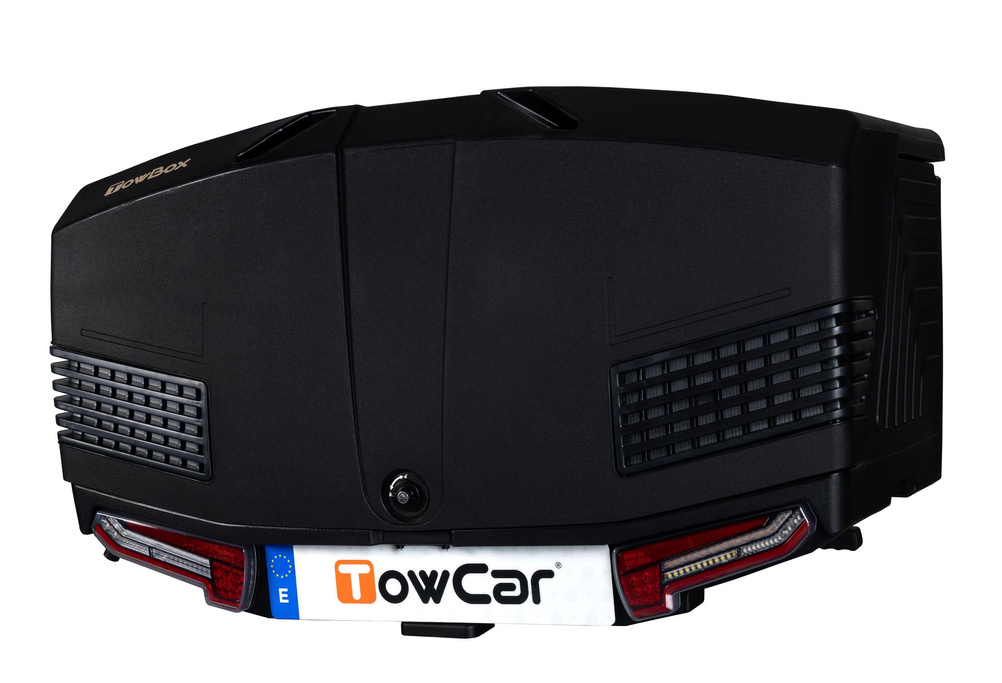 Towbox V3 zwarte LED-editie - bagagebox voor montage op de trekhaak