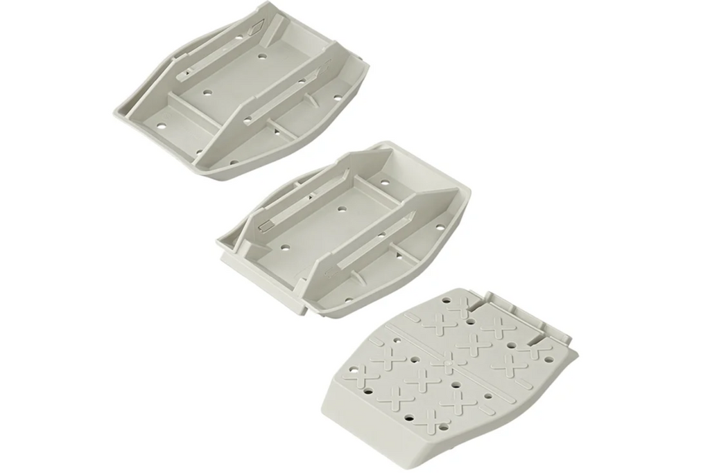 Zestaw czterech podkładek pod podpory stabilizujące przyczepę ProPlus 361519 stopy ze sprężyną 20,5x27,5cm