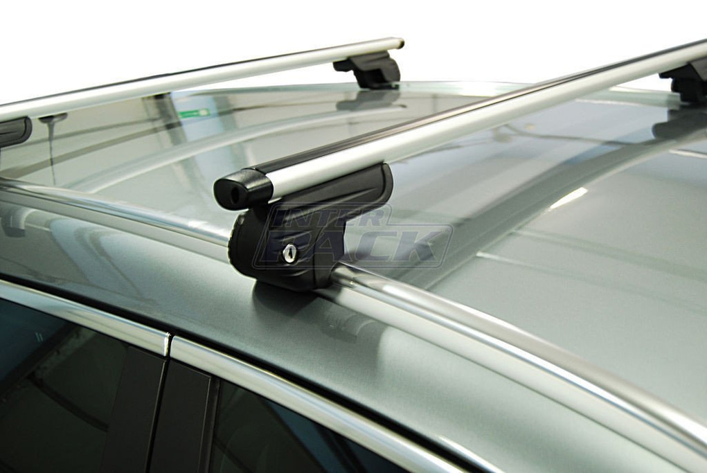Galerie de toit en aluminium Mont Blanc AMC 5413-A49 pour rails intégrés