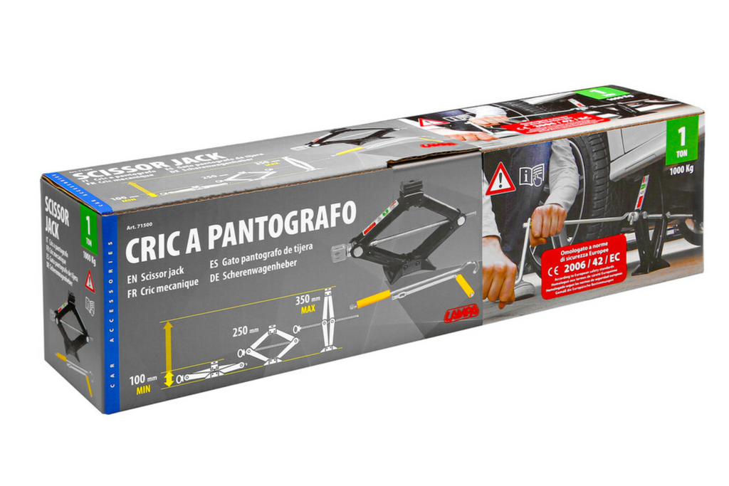 Cric trapézoïdal LAMPA cric de voiture 1T