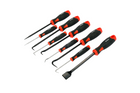 YATO YT-08426 Kit de 8 hameçons avec poignée et grattoir à joint