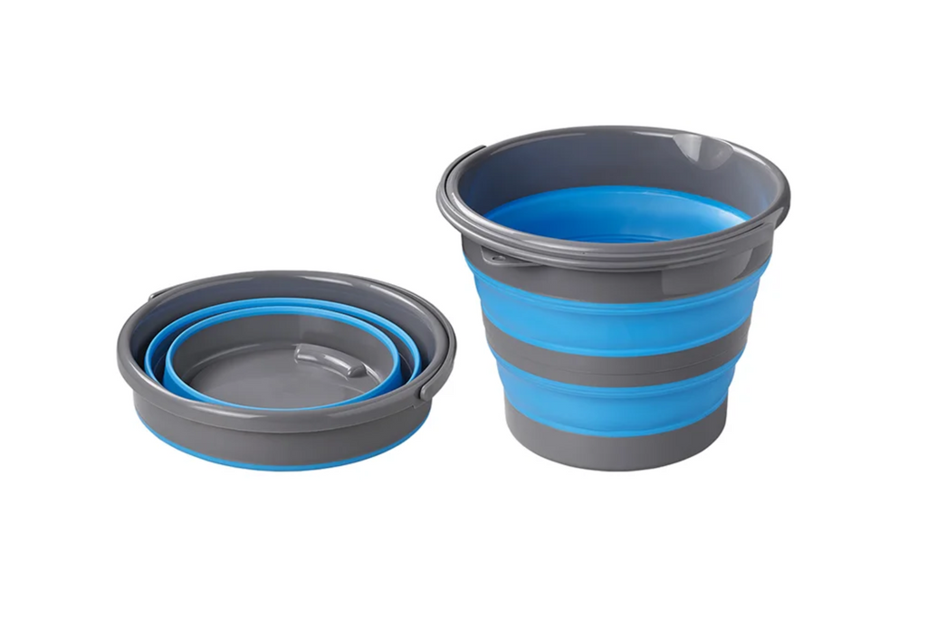 Seau de voyage pliable ProPlus 370307V01, bol en silicone 15 L