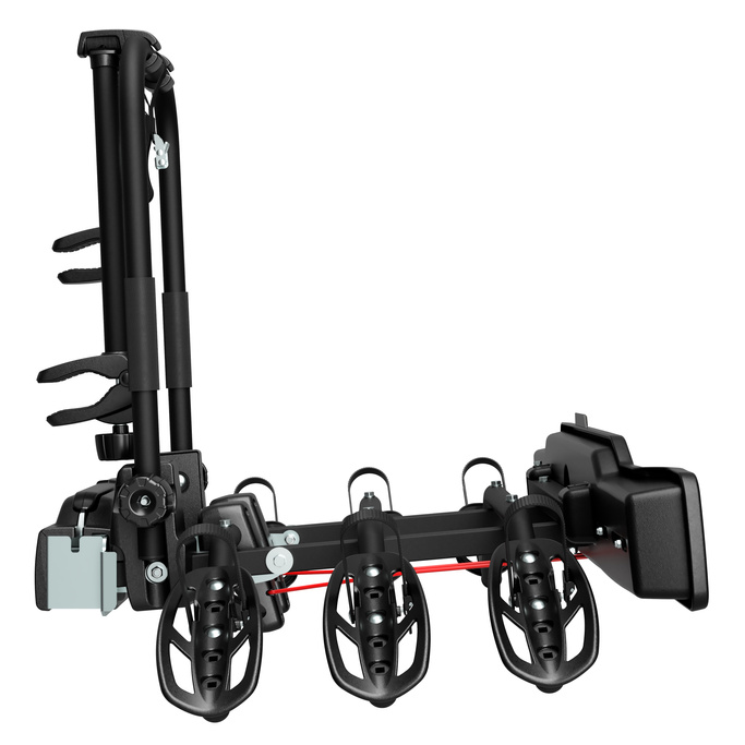 Peruzzo Parma 3 - porte-vélos sur attelage pour 3 vélos (noir)