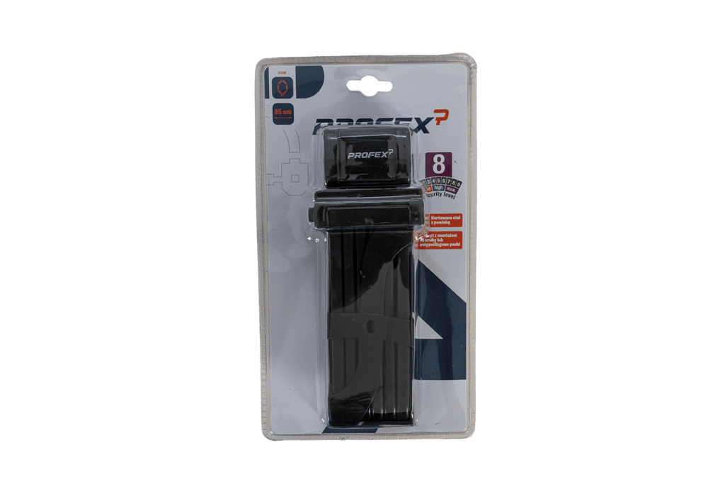 Opvouwbaar fietsslot 85 cm met handvat PROFEX 81640