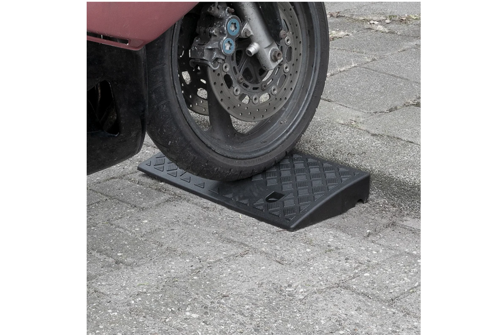 Ensemble de deux rampes d'accès ProPlus 361570, rampes en caoutchouc de 7 cm, capacité de charge de 3000 kg
