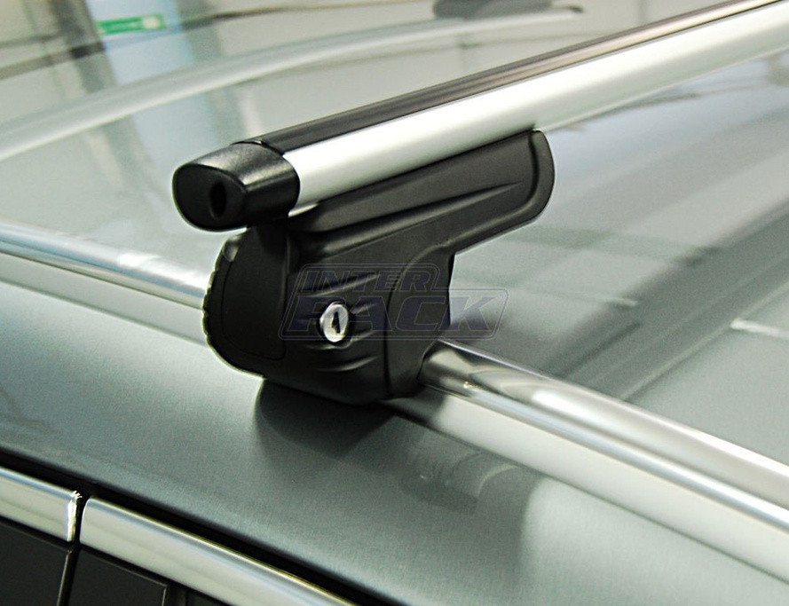 Galerie de toit en aluminium Mont Blanc AMC 5413-A49 pour rails intégrés