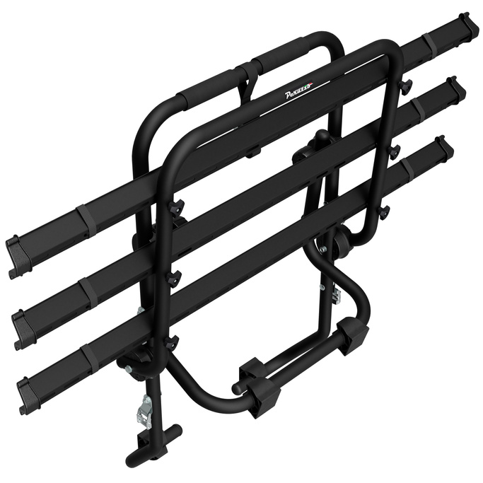 Padova 3 en acier - porte-vélos de hayon pour 3 vélos (noir)