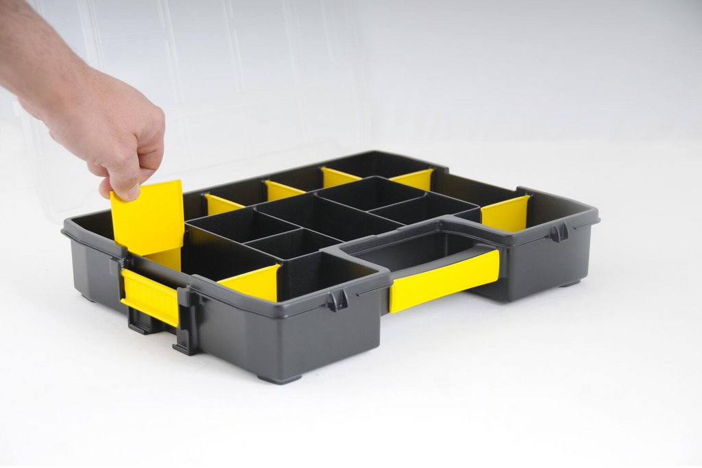 Boîte de rangement pour outils STANLEY SORTMASTER JUNIOR 375 x 290 mm